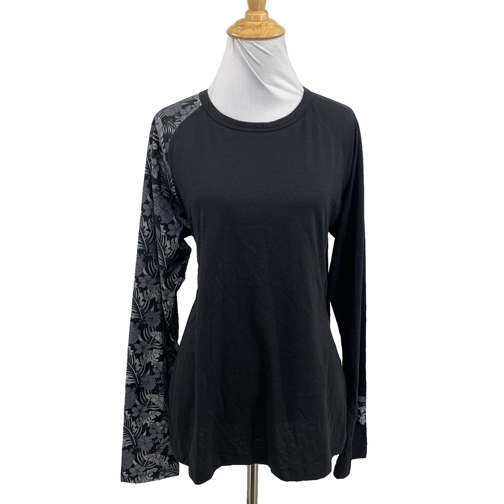 PXG Shirt Womens XL Extra Large Aloha Contrast Long Sleeve Raglan Performance